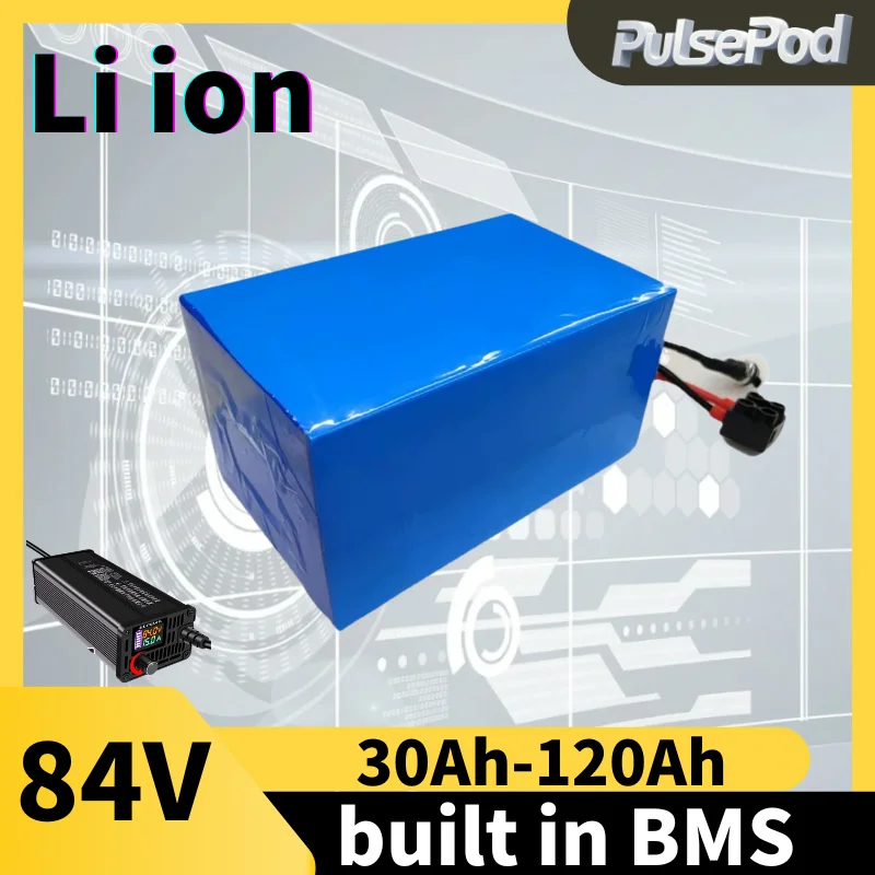 84V 50Ah 30Ah 40Ah100Ah 60Ah 80Ah lithium ion battery for 5000w inverter Floor cleaner golf cart
84V 50Ah 30Ah 40Ah100Ah 60Ah 80Ah lithium ion battery for 5000w inverter Floor cleaner golf cart