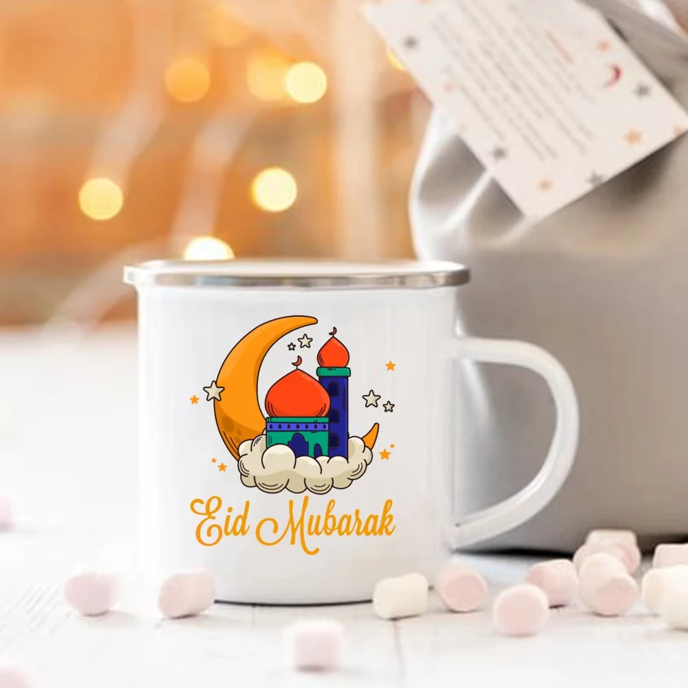 Исламские мусульманские эмалированные кружки для праздника Ид Рамадан, декор для вечеринок, подарки, для напитков, вина, сока, какао, с принтом Луны, креативная кофейная чашка, Ид Мубарак
Исламские мусульманские эмалированные кружки для праздника Ид Рамадан, декор для вечеринок, подарки, для напитков, вина, сока, какао, с принтом Луны, креативная кофейная чашка, Ид Мубарак
