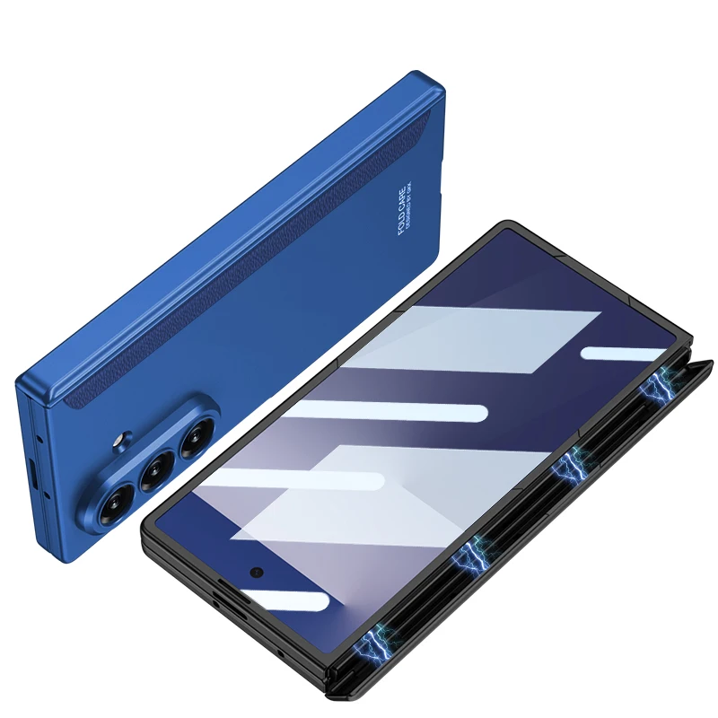 For Samsung Galaxy Z Fold 7 Case Fashion Metal Colors Magsafe Mobile Phone Back Full Cover With Tempered Glass
For Samsung Galaxy Z Fold 7 Case Fashion Metal Colors Magsafe Mobile Phone Back Full Cover With Tempered Glass