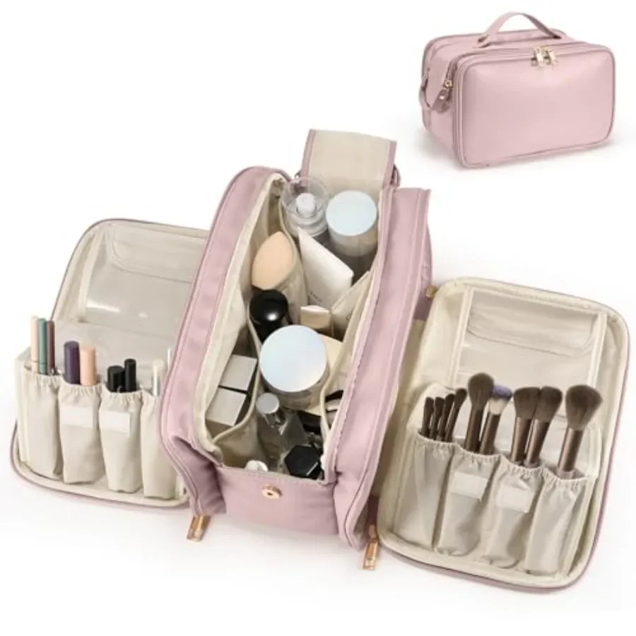 Travel Makeup Bag Women's Large Capacity Cosmetic Portable Organizer Large Opening Waterproof Storage Toiletry Bags Vertical Fr
Travel Makeup Bag Women's Large Capacity Cosmetic Portable Organizer Large Opening Waterproof Storage Toiletry Bags Vertical Fr