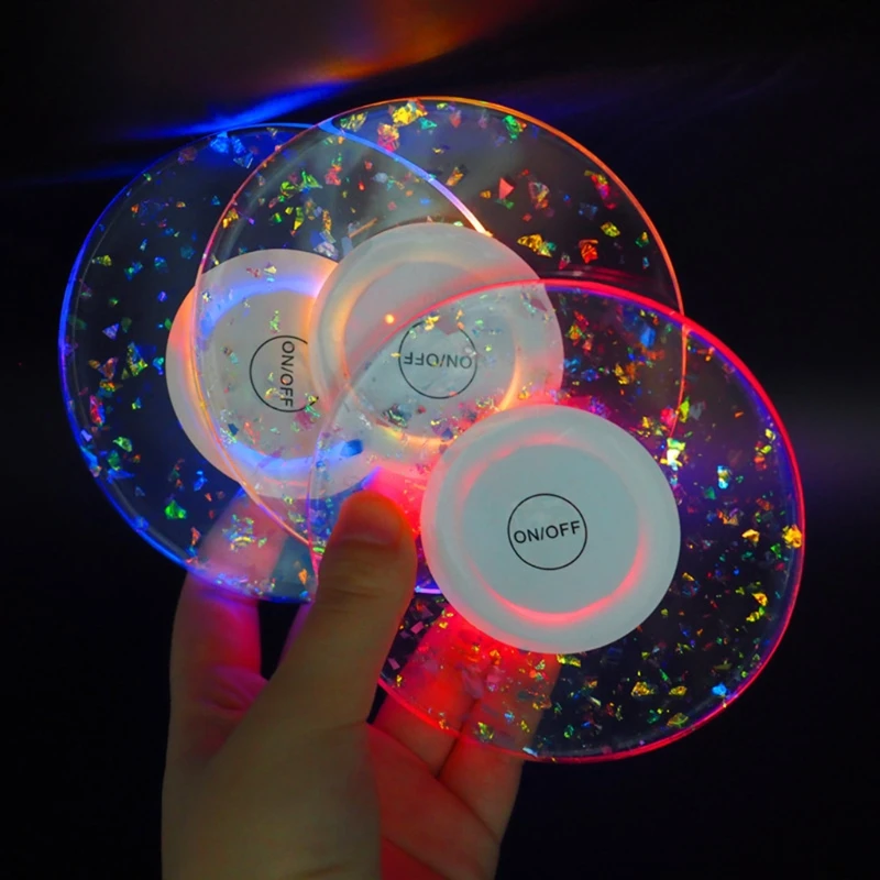 Glowing Epoxy Resin Mold Cup Mat Silicone Mould DIY Crafts Home Decorations Casting Tools Drop Shipping
Glowing Epoxy Resin Mold Cup Mat Silicone Mould DIY Crafts Home Decorations Casting Tools Drop Shipping