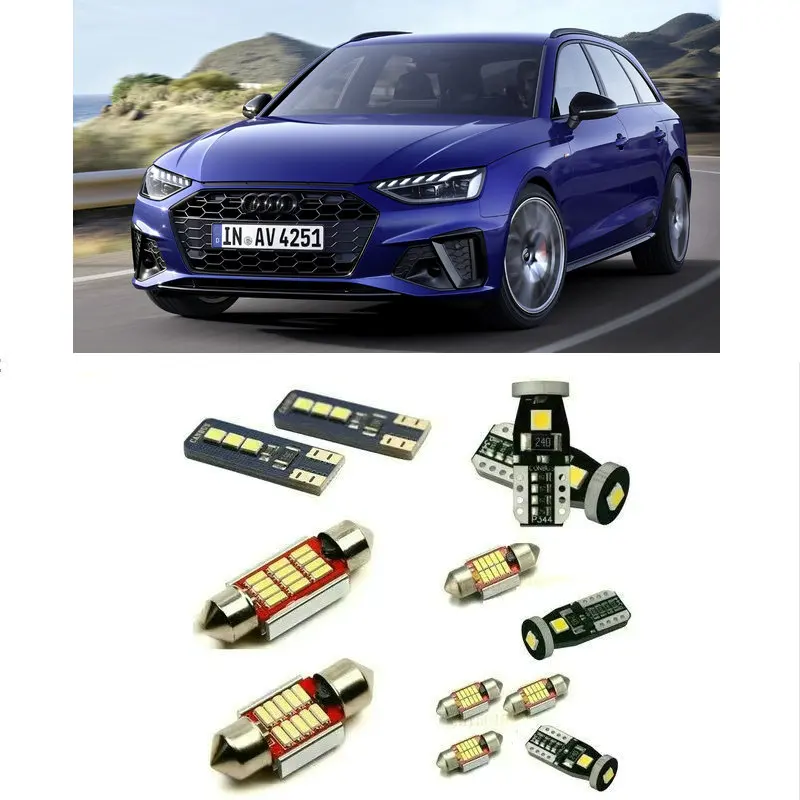 14 шт. внутренние светодиодные автомобильные фонари для Audi A4 Avant S 2022 года, соревнования по линии плюс купольная карта, зеркальная лампа для багажника
14 шт. внутренние светодиодные автомобильные фонари для Audi A4 Avant S 2022 года, соревнования по линии плюс купольная карта, зеркальная лампа для багажника