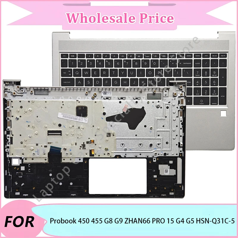 NEW For Probook 450 455 G8 G9 ZHAN66 PRO 15 G4 G5 HSN-Q31C-5 laptop replacement parts/US Keyboard/Keyboard 
NEW For Probook 450 455 G8 G9 ZHAN66 PRO 15 G4 G5 HSN-Q31C-5 laptop replacement parts/US Keyboard/Keyboard