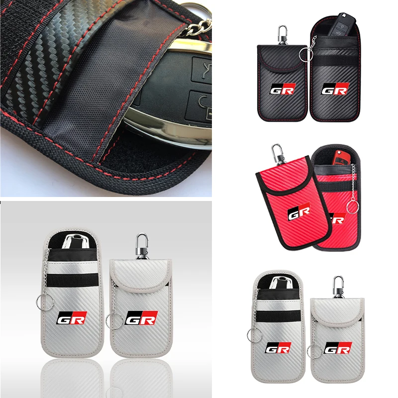 Car Key Case Signal Blocker Bag RFID Shielding Pocket For Toyota GR Aygo Supra Prado RAV4 Hilux Yaris Corolla 4Runner Camry Aval
Car Key Case Signal Blocker Bag RFID Shielding Pocket For Toyota GR Aygo Supra Prado RAV4 Hilux Yaris Corolla 4Runner Camry Aval