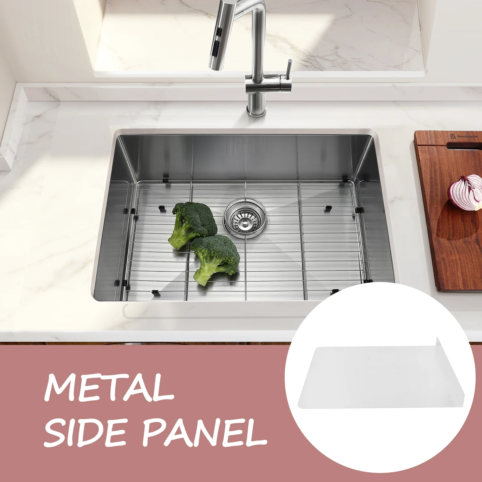 2 Pcs Sink Splash Guard Metal Side Wall Mount Stainless Steel Kitchen Easy Clean Durable Anti Rust Protective Home Accessories
2 Pcs Sink Splash Guard Metal Side Wall Mount Stainless Steel Kitchen Easy Clean Durable Anti Rust Protective Home Accessories