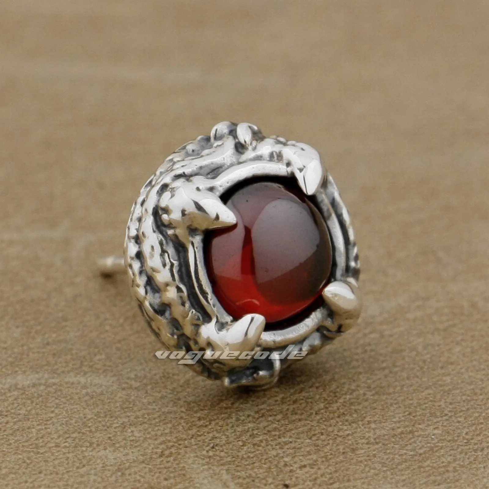 Серьги-гвоздики в стиле панк с круглым когтем из стерлингового серебра 925 пробы с красным камнем CZ 8R023
Серьги-гвоздики в стиле панк с круглым когтем из стерлингового серебра 925 пробы с красным камнем CZ 8R023