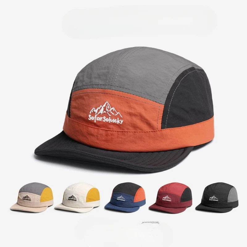Japanese Retro Soft-brimmed Embroidered Quick-drying Sports Hat Men Summer Color Matching Sunshade Flat-brimmed Baseball Cap
Japanese Retro Soft-brimmed Embroidered Quick-drying Sports Hat Men Summer Color Matching Sunshade Flat-brimmed Baseball Cap
