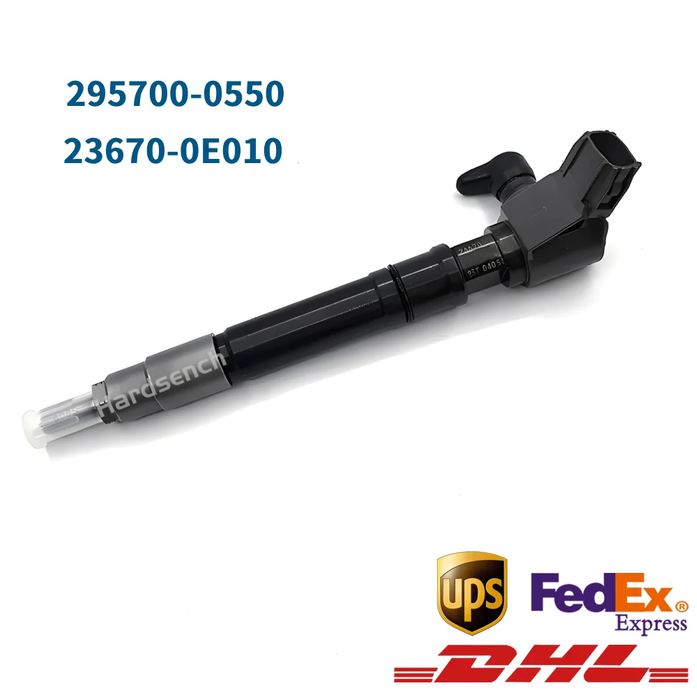295700-0550 Common Rail Diesel Fuel Injector 23670-0E010 for H/i-l/u-x R/E-V/O 1GD-FTV 2.8L
295700-0550 Common Rail Diesel Fuel Injector 23670-0E010 for H/i-l/u-x R/E-V/O 1GD-FTV 2.8L