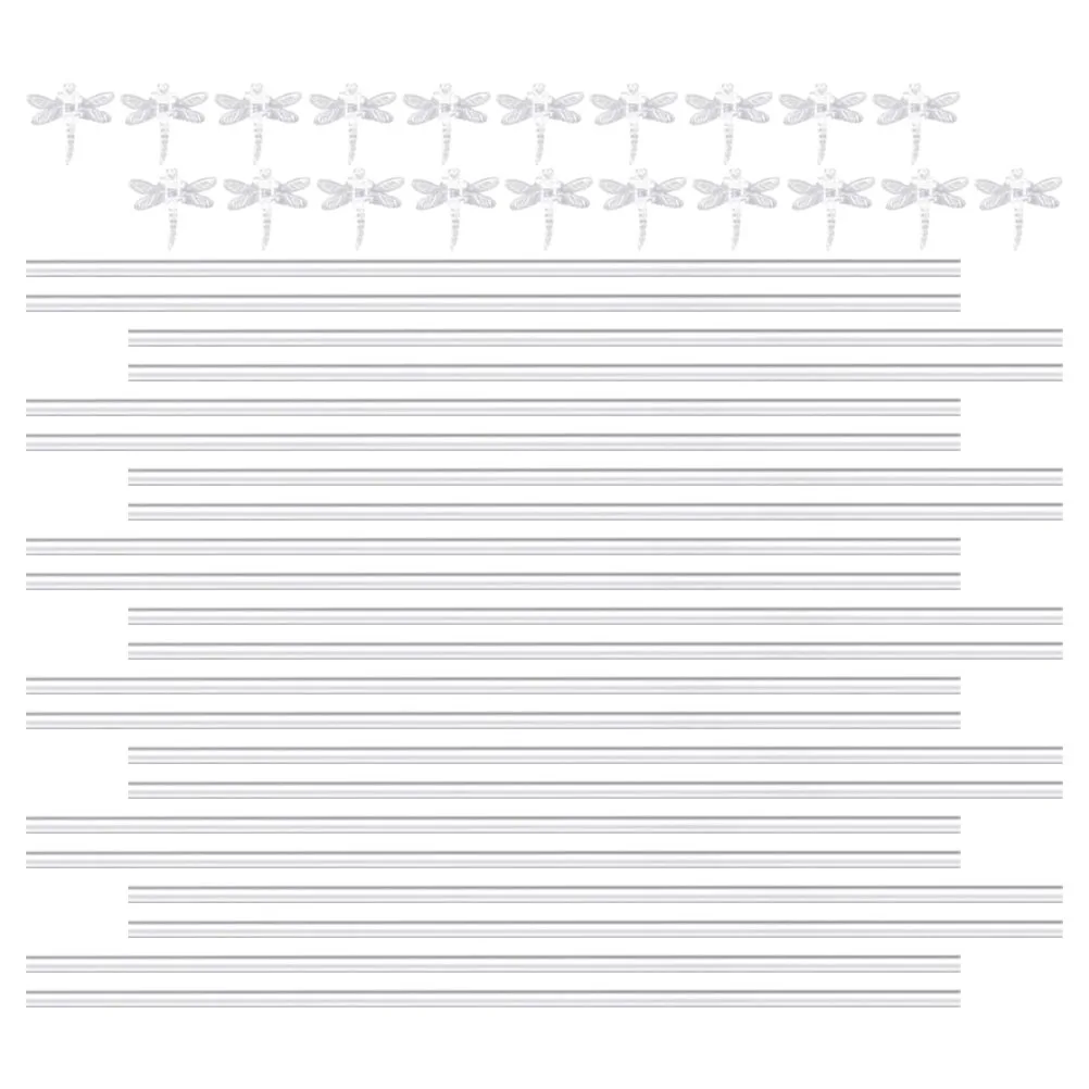 20 Sets Acrylic Plant Stakes Clear Transparent Vine Support Garden Climbing Poles Potted Stem Support Tools Cage Trellis Frame
20 Sets Acrylic Plant Stakes Clear Transparent Vine Support Garden Climbing Poles Potted Stem Support Tools Cage Trellis Frame