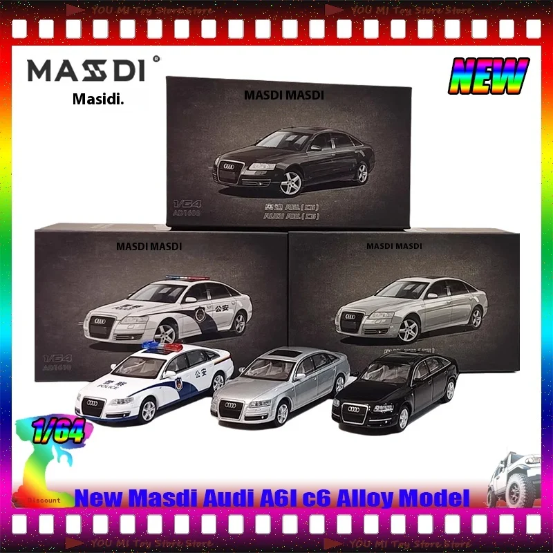 In Stock Masdi 1:64 New Audi A6l C6 Classic Series Alloy Miniature Static One-Piece Car Model Boy Toys Collection Ornament Gifts
In Stock Masdi 1:64 New Audi A6l C6 Classic Series Alloy Miniature Static One-Piece Car Model Boy Toys Collection Ornament Gifts