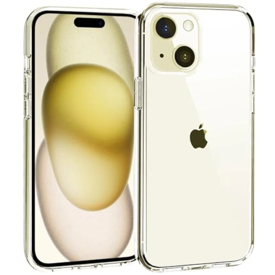 Phone Case Compatible with iPhone 15, Clear Case Shockproof Protective Bumper Slim Cover for 6.1 Inch
Phone Case Compatible with iPhone 15, Clear Case Shockproof Protective Bumper Slim Cover for 6.1 Inch
