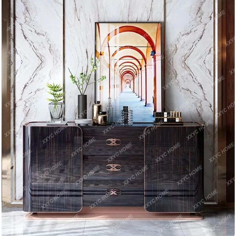 XX light luxury post-modern foyer shoe cabinet bright black sandalwood paint solid wood dining side cabinet
XX light luxury post-modern foyer shoe cabinet bright black sandalwood paint solid wood dining side cabinet
