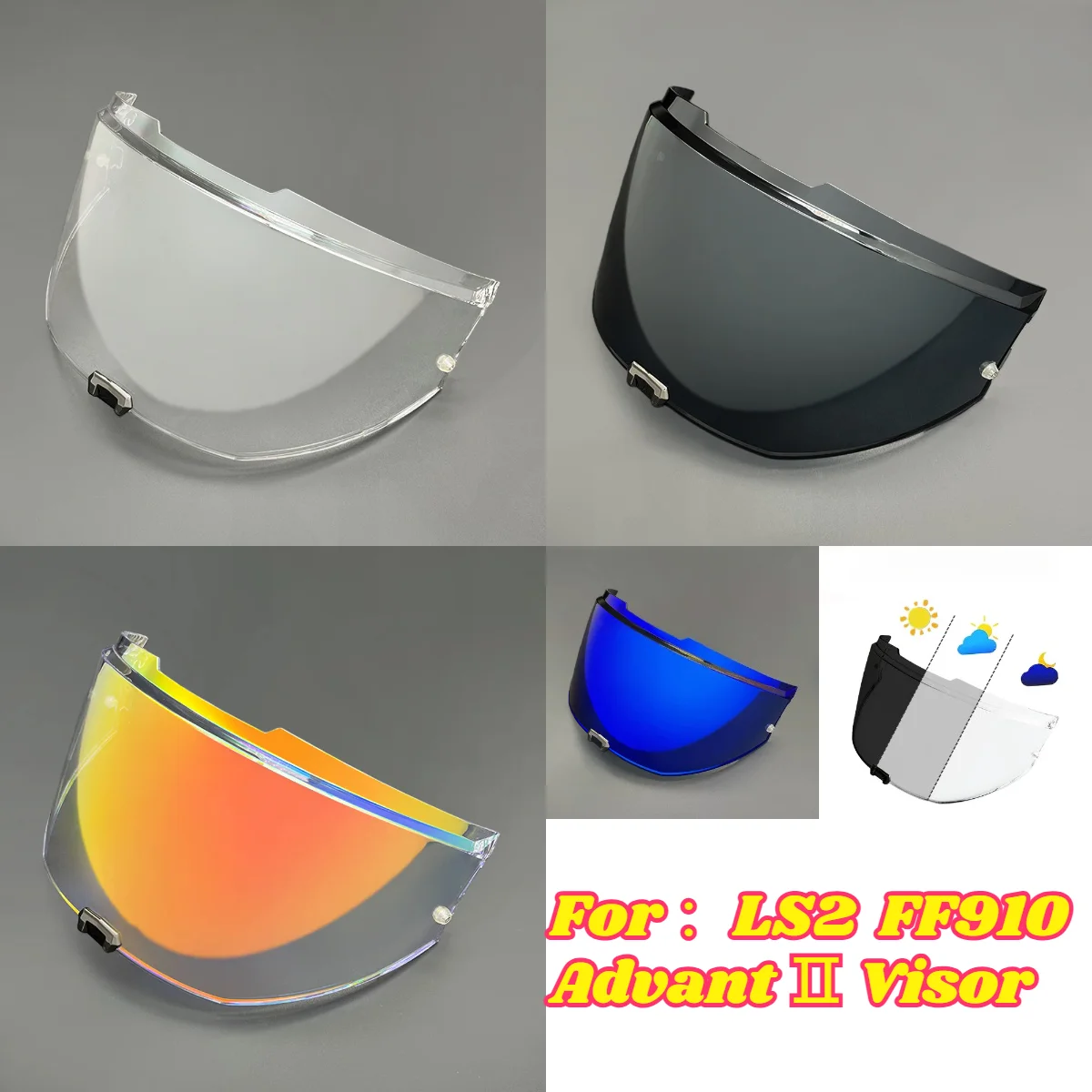 Motorcycle Helmet Lenses for FF910 Advant 2 Multi-color Day and Night Universal Symphony cascos para moto visor
Motorcycle Helmet Lenses for FF910 Advant 2 Multi-color Day and Night Universal Symphony cascos para moto visor