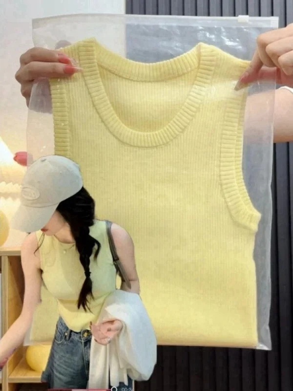 Outlet Brand Sleeveless Knitted Tube Top Women Summer New Style Inner And Outer Wear Sweet And Spicy Korean Style Commute
Outlet Brand Sleeveless Knitted Tube Top Women Summer New Style Inner And Outer Wear Sweet And Spicy Korean Style Commute