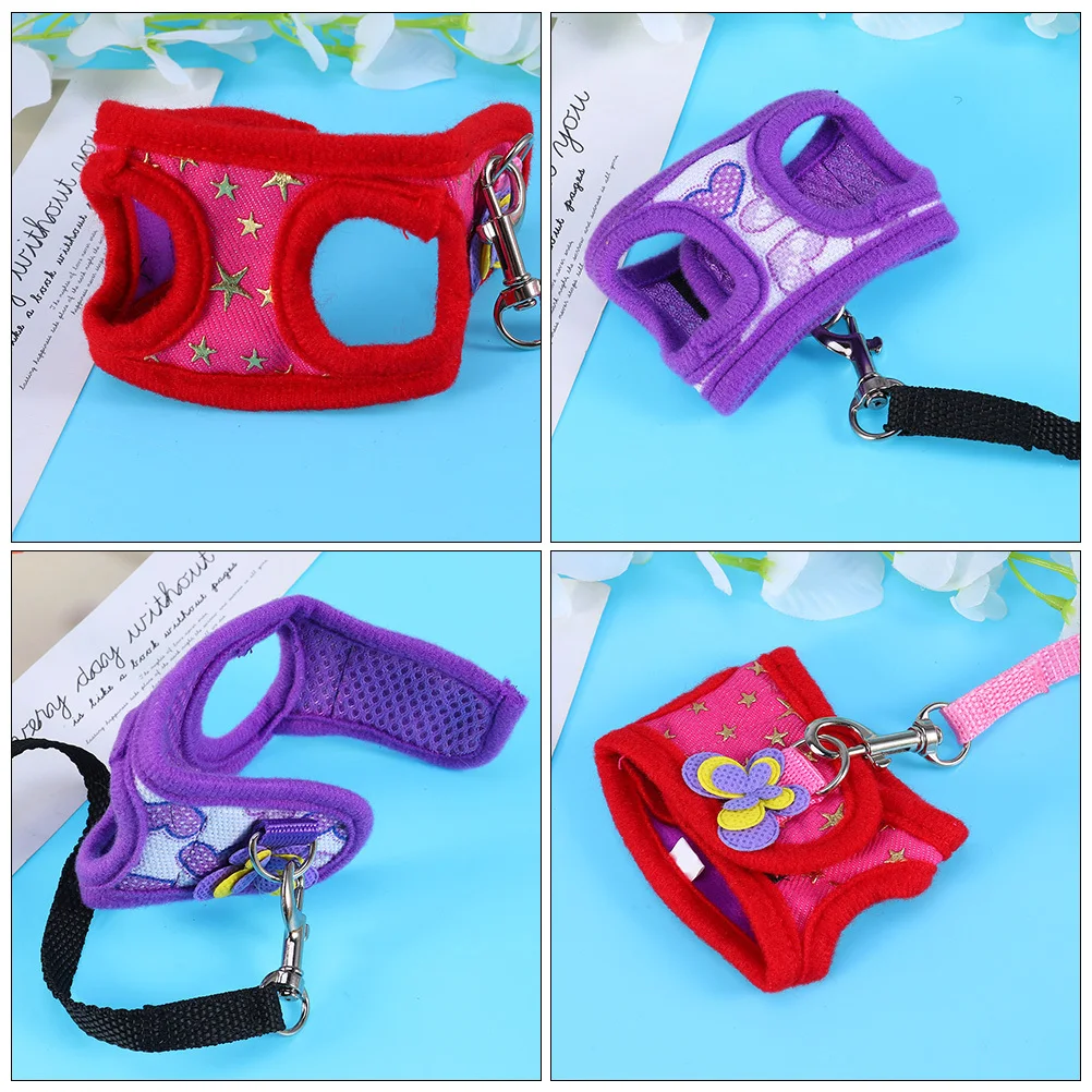 2Sets Small Pet Traction Rope Set Easy to Wear Adjustable Straps Safe Non-Injury Design for Hamster Walking Outdoor Activities
2Sets Small Pet Traction Rope Set Easy to Wear Adjustable Straps Safe Non-Injury Design for Hamster Walking Outdoor Activities