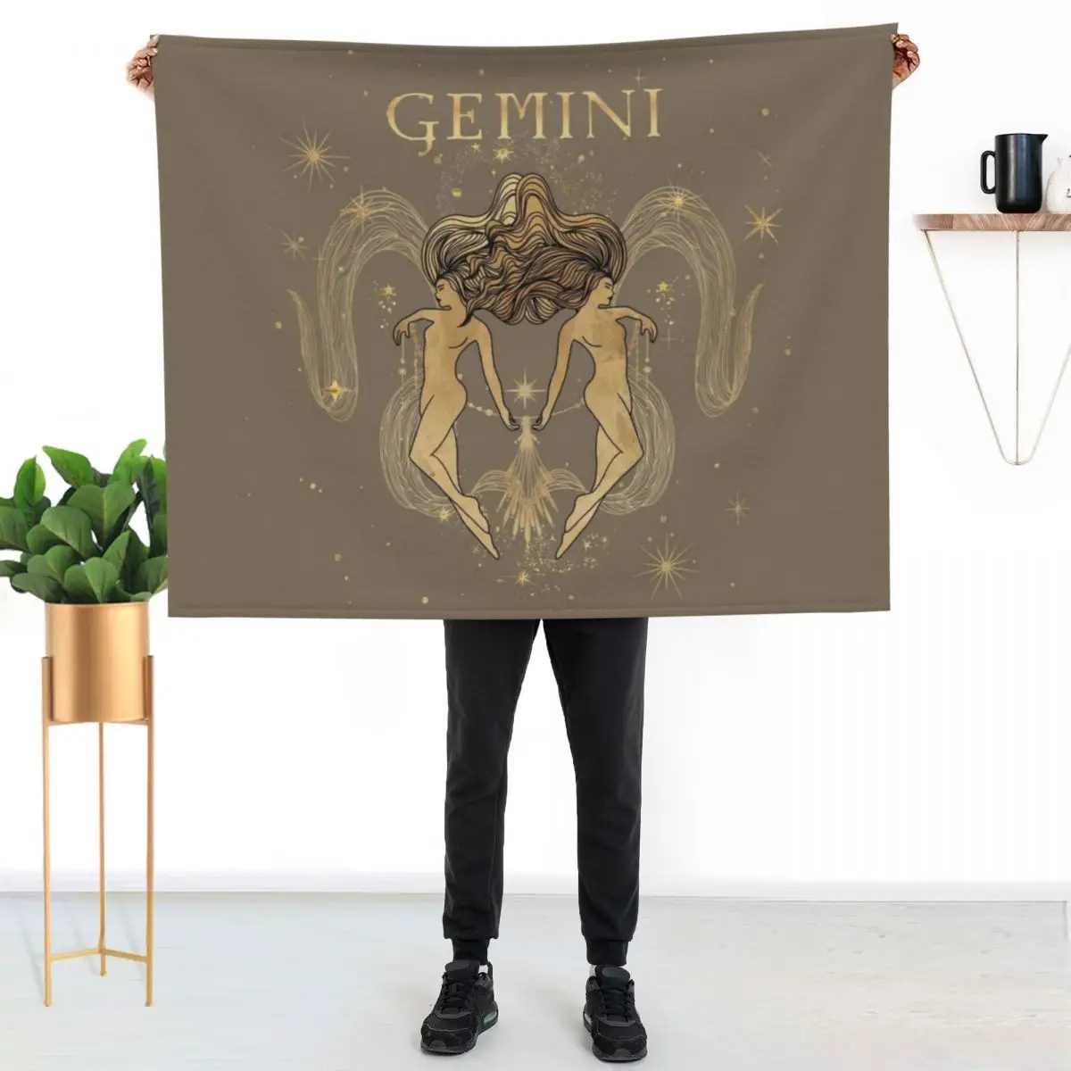 Gemini zodiac woman Throw Blanket Elegant Warm Throw Blanket for Hotel Home
Gemini zodiac woman Throw Blanket Elegant Warm Throw Blanket for Hotel Home