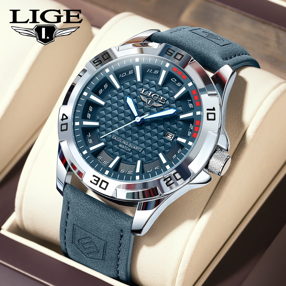 LIGE Brand Top Luxury Men Fashion Quartz Watches Male Leather Strap Sport Waterproof Wristwatch Calendar Clock Relogio Masculino
LIGE Brand Top Luxury Men Fashion Quartz Watches Male Leather Strap Sport Waterproof Wristwatch Calendar Clock Relogio Masculino