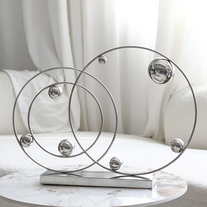 Light Luxury Minimalist Creative Geometric Circle Ornament Sales Office Model Room Study Ring Layer Soft Decoration Ornament
Light Luxury Minimalist Creative Geometric Circle Ornament Sales Office Model Room Study Ring Layer Soft Decoration Ornament