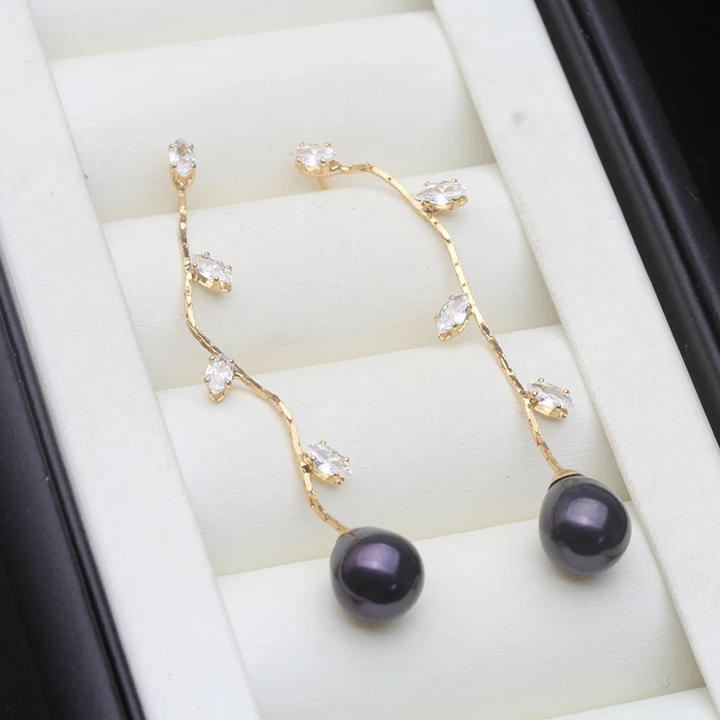 Trendy Natural Freshwater Pearl Earrings For Women,Fashion Gold Plated Pearl Earrings Wife Girls Birthday Gift White Black
Trendy Natural Freshwater Pearl Earrings For Women,Fashion Gold Plated Pearl Earrings Wife Girls Birthday Gift White Black