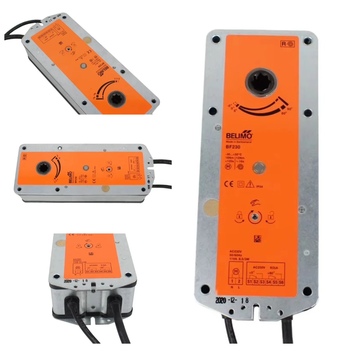 BELIMO Fire and Smoke Spring Return Actuator BF230(-T) for Fire and Smoke Dampers in HVAC Systems for Hospitals and Schools
BELIMO Fire and Smoke Spring Return Actuator BF230(-T) for Fire and Smoke Dampers in HVAC Systems for Hospitals and Schools