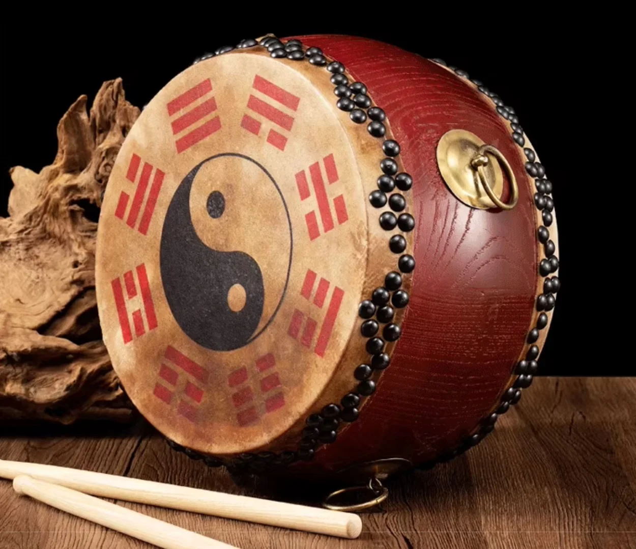 Yellow cowhide Chinese toon drum 12 inches Chinese percussion instruments
Yellow cowhide Chinese toon drum 12 inches Chinese percussion instruments