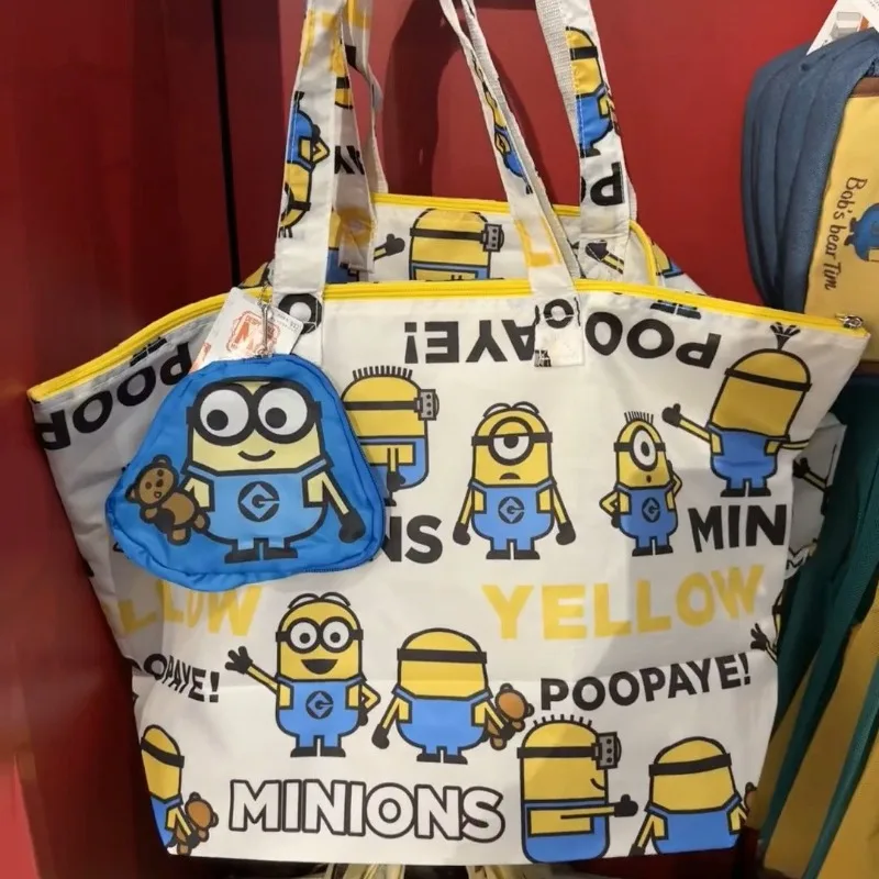 Minions Foldable Portable Shopping Bag Cute Cartoon Travel Bag Lightweight Short-Distance Luggage Bag Large Capacity Tote Bags
Minions Foldable Portable Shopping Bag Cute Cartoon Travel Bag Lightweight Short-Distance Luggage Bag Large Capacity Tote Bags