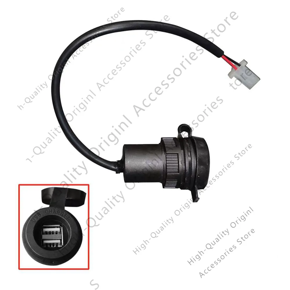 Motorcycle Accessories USB Charger Dual Port Charging Cable For ZONTES 310V 310X1 310R 310T2
Motorcycle Accessories USB Charger Dual Port Charging Cable For ZONTES 310V 310X1 310R 310T2