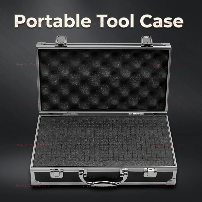 Aluminum Portable Tool Box Storage Case with Sponge Lining Impact Resistant Handheld Toolbox for Garage Workshop Home Tools
Aluminum Portable Tool Box Storage Case with Sponge Lining Impact Resistant Handheld Toolbox for Garage Workshop Home Tools