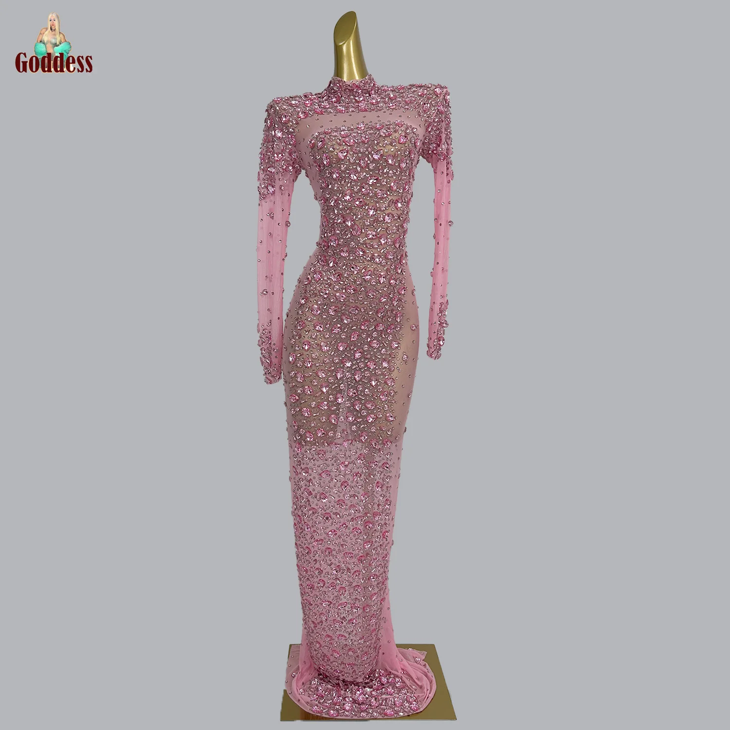 Trendy Maxi Dress For Hot Girls Sparkly Rhinestone Prom Classic Evening Gown Club Party Queen Formal Event Chic Dress Fashion
Trendy Maxi Dress For Hot Girls Sparkly Rhinestone Prom Classic Evening Gown Club Party Queen Formal Event Chic Dress Fashion