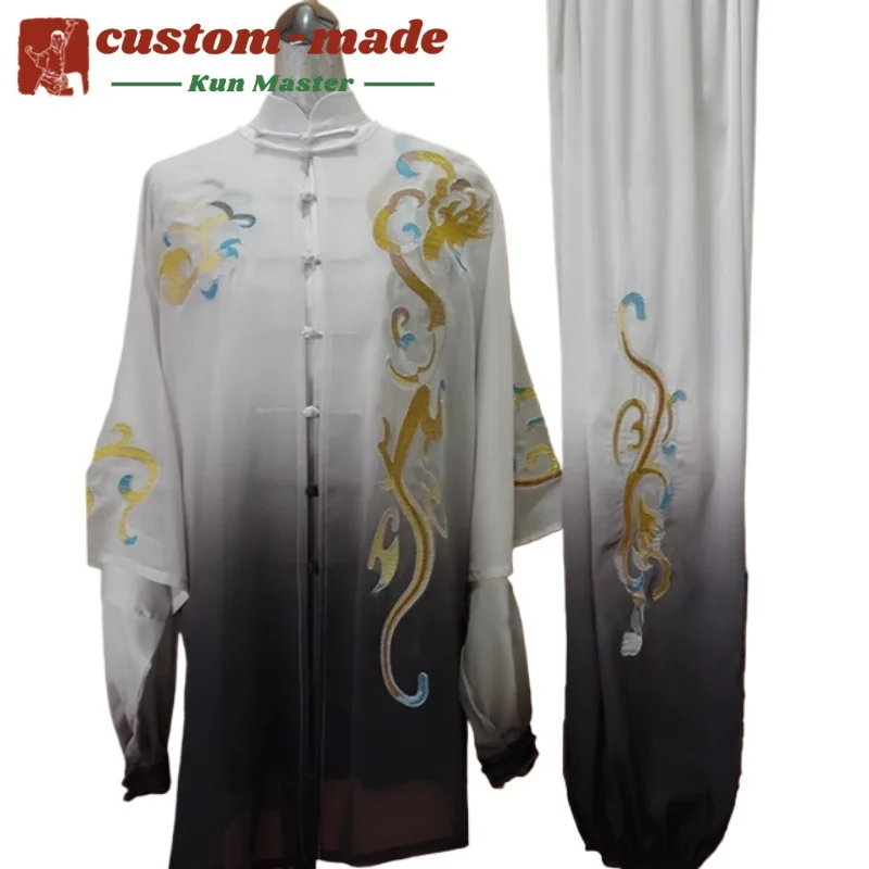 Custom Martial Arts Uniform Embroidered Tai Chi Suit Premium Kung Fu Uniform for Competitions Performances and Daily Wear
Custom Martial Arts Uniform Embroidered Tai Chi Suit Premium Kung Fu Uniform for Competitions Performances and Daily Wear