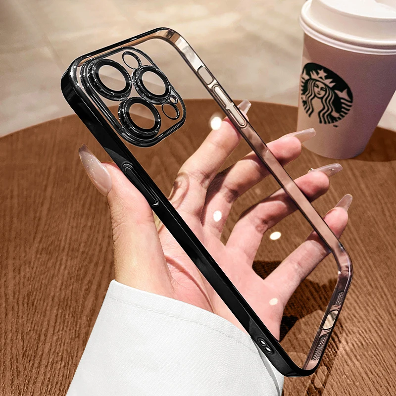 Suitable for iPhone 15 promax phone case, new iPhone15 ultra-thin transparent 14 anti drop 13 Equipped with lens film Hard shell
Suitable for iPhone 15 promax phone case, new iPhone15 ultra-thin transparent 14 anti drop 13 Equipped with lens film Hard shell
