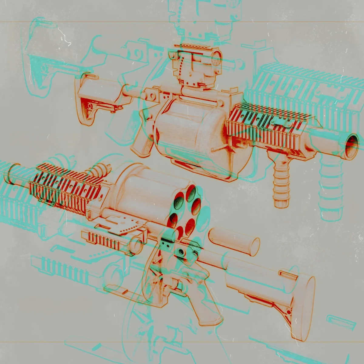 1/35 Resin unpainted model Kit, M32 Multiple Grenade Launcher (MGL)(6 pieces in 2 models) unassembled and unpainted GK
1/35 Resin unpainted model Kit, M32 Multiple Grenade Launcher (MGL)(6 pieces in 2 models) unassembled and unpainted GK