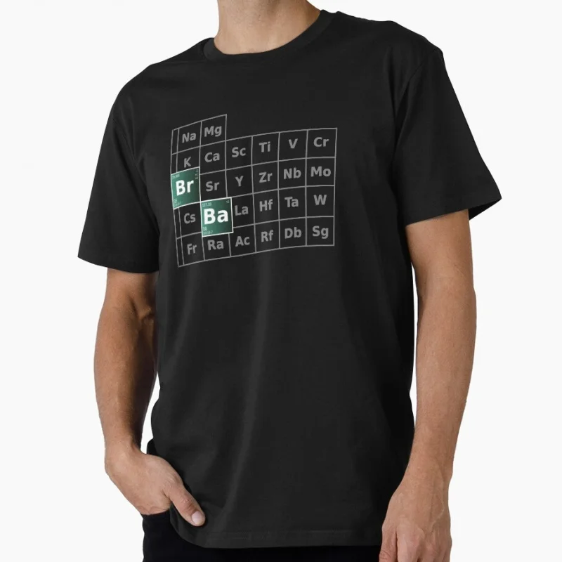 Breaking Bad Periodic Table Vintage Heisenberg Crime Movie Gift t shirt Short Sleeve Graphic clothes US Size tee S-6XL
Breaking Bad Periodic Table Vintage Heisenberg Crime Movie Gift t shirt Short Sleeve Graphic clothes US Size tee S-6XL