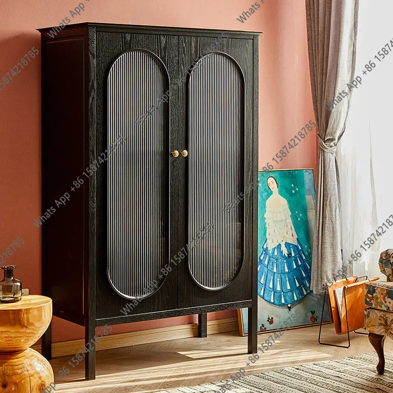 American solid wood wardrobe French retro storage Changhong glass household wardrobe small apartment multi-functional
American solid wood wardrobe French retro storage Changhong glass household wardrobe small apartment multi-functional