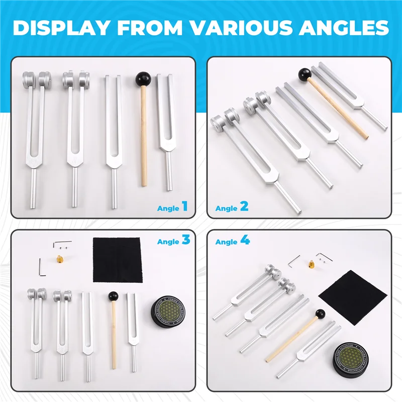 A51Q-Chakra Tuning Forks 128Hz, 136.1Hz, 256Hz, 384Hz Forhealing,Sound Therapy,Keep Body
A51Q-Chakra Tuning Forks 128Hz, 136.1Hz, 256Hz, 384Hz Forhealing,Sound Therapy,Keep Body