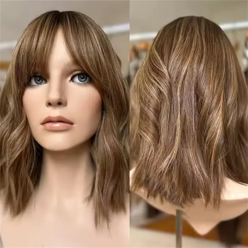 Glueless Natural 180 Density Highlight Brown Wave 26 Inch 5x5 Silk Base Jewish Human Hair Baby Hair HD Lace European Preplucked
Glueless Natural 180 Density Highlight Brown Wave 26 Inch 5x5 Silk Base Jewish Human Hair Baby Hair HD Lace European Preplucked