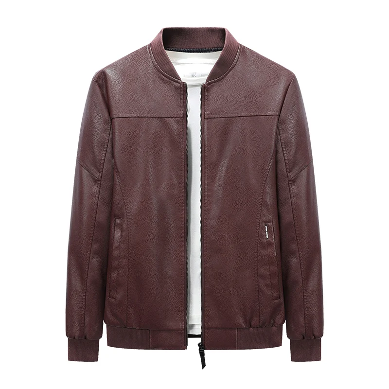 2023 Men Fashion Casual Spring Windproof Stand Collar Leather Jackets Men Autumn Comfortable Waterproof Motorcycle Jacket Men
2023 Men Fashion Casual Spring Windproof Stand Collar Leather Jackets Men Autumn Comfortable Waterproof Motorcycle Jacket Men