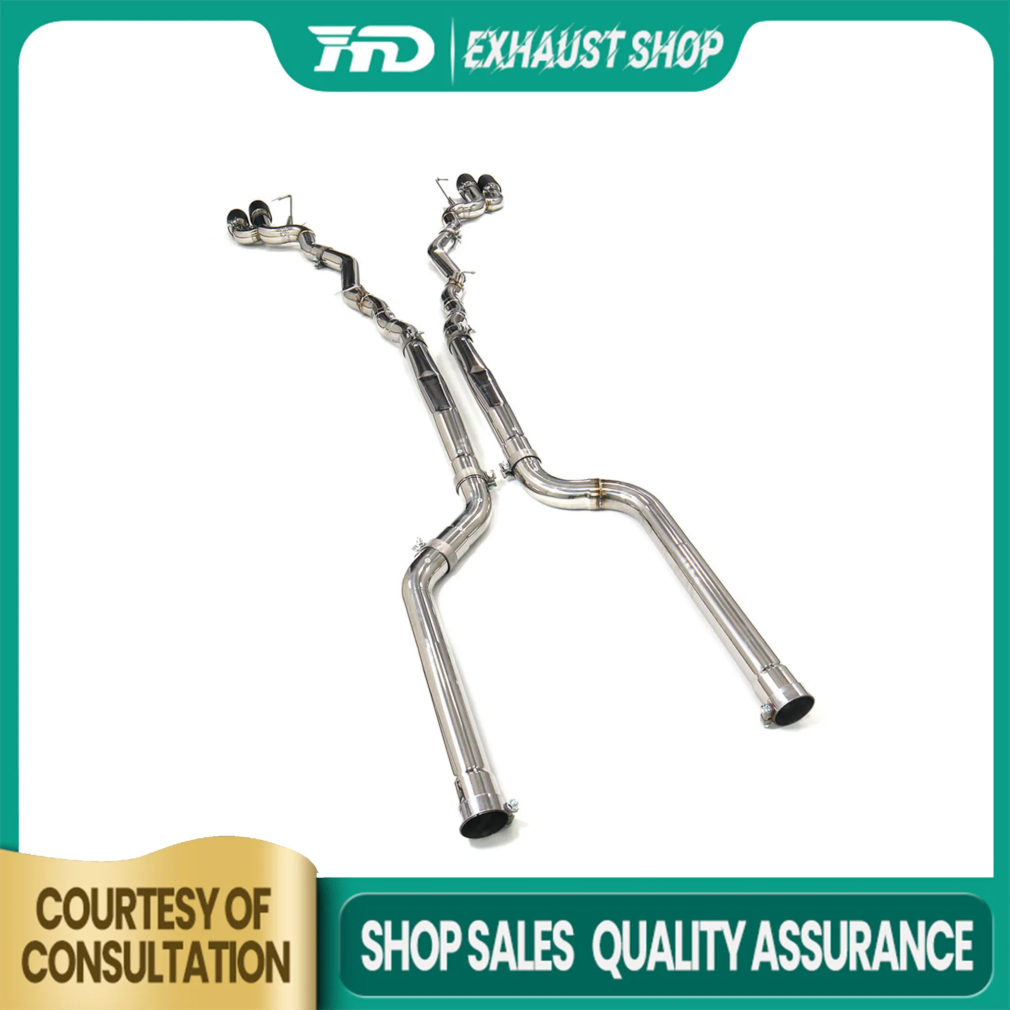High Quality Catback For BMW M8 F92 4.4T Discounted Price Exhaust System Stainless Steel Tips Non-destructive Installation HMD
High Quality Catback For BMW M8 F92 4.4T Discounted Price Exhaust System Stainless Steel Tips Non-destructive Installation HMD