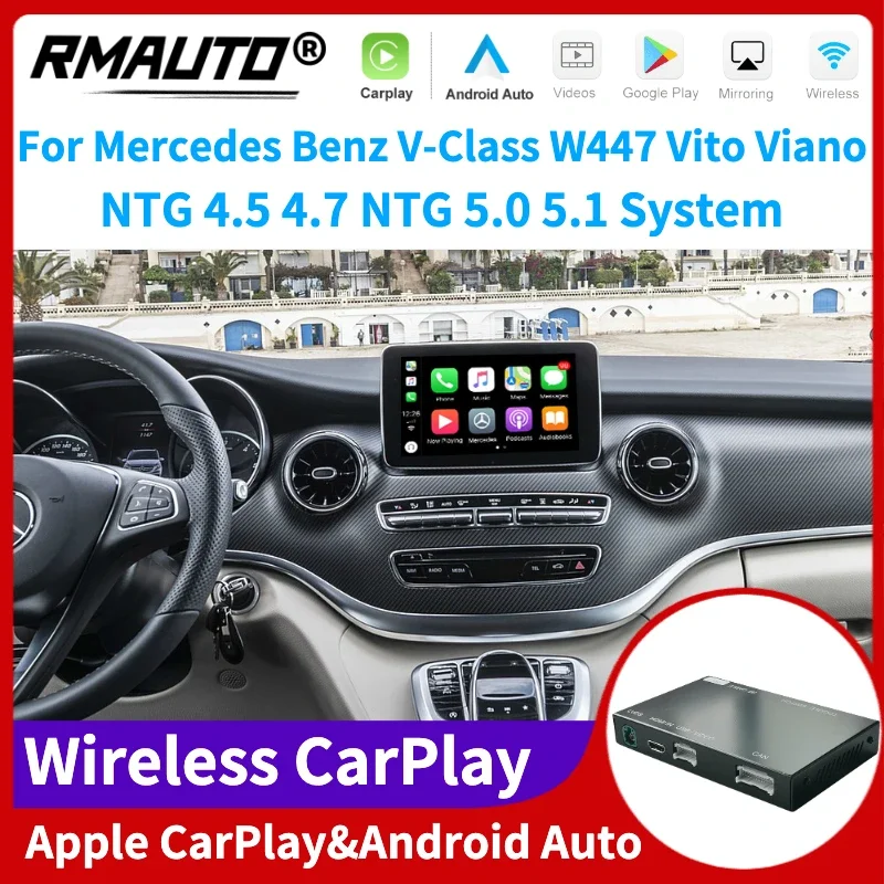 RMAUTO беспроводной Apple CarPlay NTG 4,5 4,7 NTG 5,0 5,1 для Mercedes Benz V-Class W447 Vito Viano Android Авто Mirror Link AirPlay
RMAUTO беспроводной Apple CarPlay NTG 4,5 4,7 NTG 5,0 5,1 для Mercedes Benz V-Class W447 Vito Viano Android Авто Mirror Link AirPlay