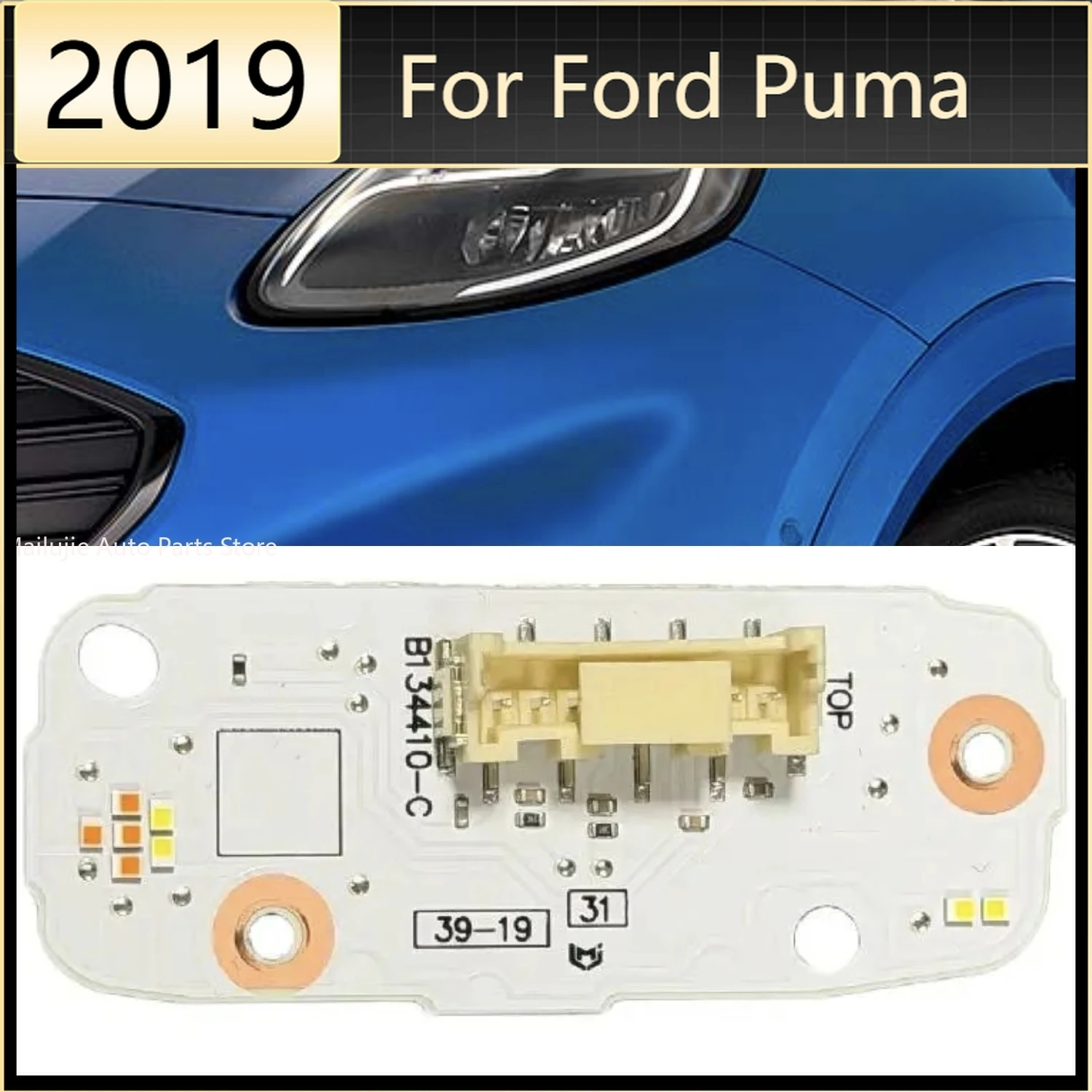 For Ford Puma 2019 LED Board DRL Chip Car Accessories Headlight White Angel Eye Chip L1TB-13D278-BA L1TB-13D278-AA
For Ford Puma 2019 LED Board DRL Chip Car Accessories Headlight White Angel Eye Chip L1TB-13D278-BA L1TB-13D278-AA