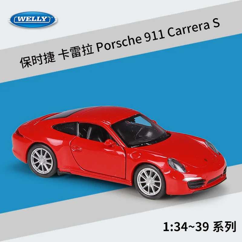 Масштабная модель WELLY Porsche 911 Carrera S 1:36, готовая литая машинка из сплава, реалистичная имитационная модель, украшение для дома, игрушка, подарок для коллекции
Масштабная модель WELLY Porsche 911 Carrera S 1:36, готовая литая машинка из сплава, реалистичная имитационная модель, украшение для дома, игрушка, подарок для коллекции
