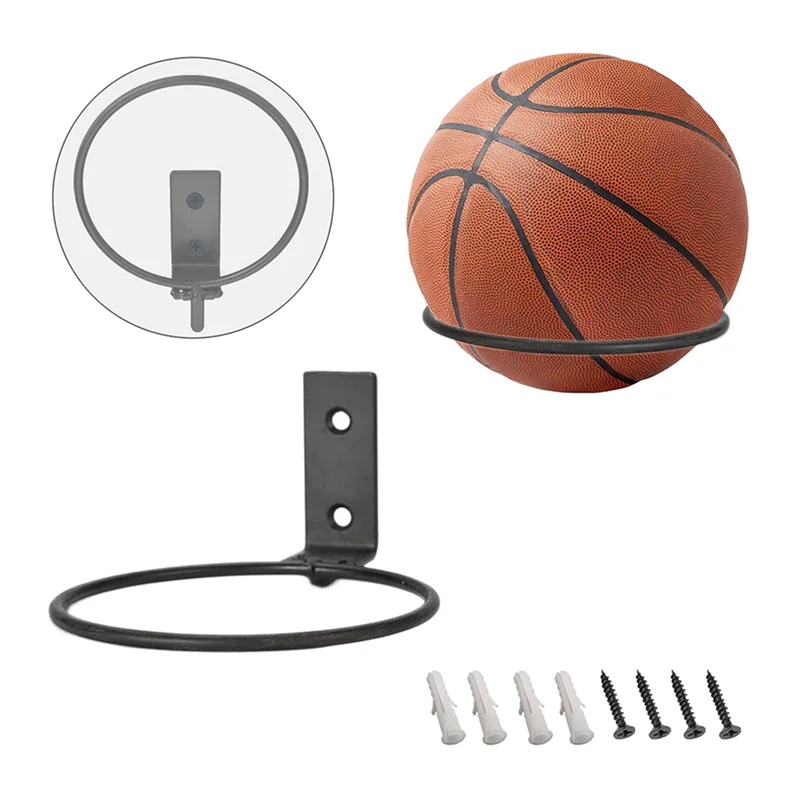 Luckshopping 10 Pack Foldable Ball Holder Wall Mounted,Sports Ball Display Rack For Basketball Volleyball Rugby Soccer Football
Luckshopping 10 Pack Foldable Ball Holder Wall Mounted,Sports Ball Display Rack For Basketball Volleyball Rugby Soccer Football