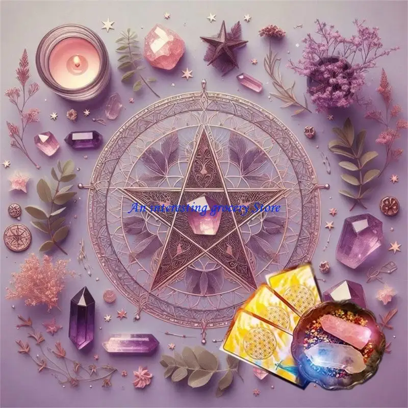 652D Premiums Velvets Tarots Tablecloth For Divination With Mystical Pattern Multiple Size Soft Portable Washable
652D Premiums Velvets Tarots Tablecloth For Divination With Mystical Pattern Multiple Size Soft Portable Washable