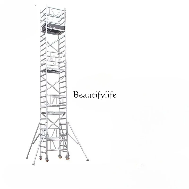 P12Aluminum alloy folding shelf quick loading scaffolding movable engineering decoration ladder multifunctional platform ladder
P12Aluminum alloy folding shelf quick loading scaffolding movable engineering decoration ladder multifunctional platform ladder