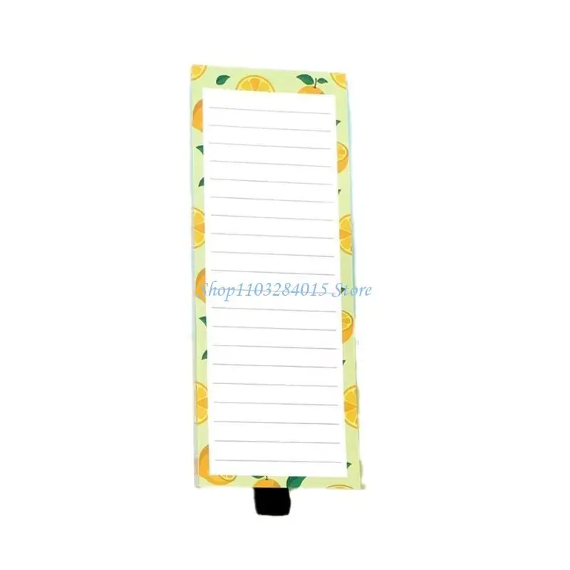 R6FF 3x8Inch Notepads with Elastic Pen Holder for Fridge Grocery List
R6FF 3x8Inch Notepads with Elastic Pen Holder for Fridge Grocery List