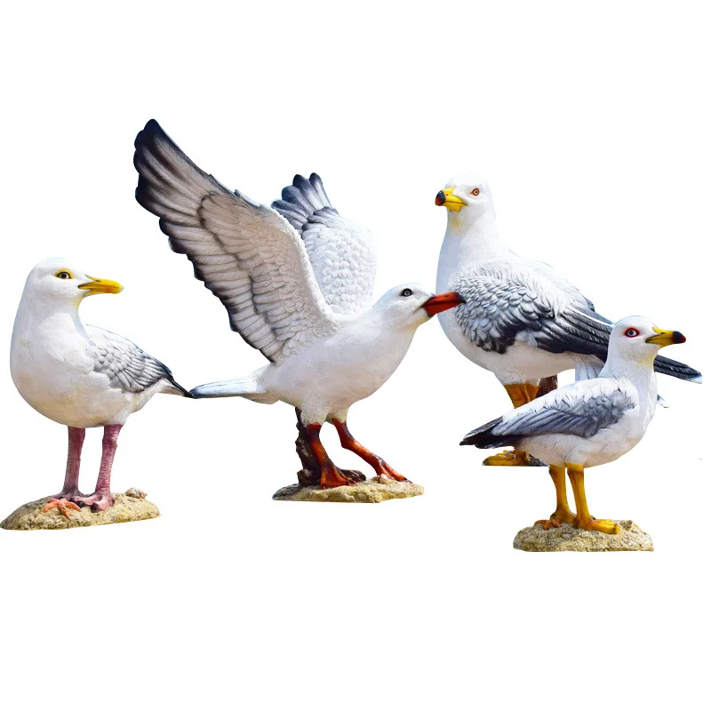 Simulation Seagull Sculpture Outdoor Fiberglass Bird Ornament Garden Landscape Garden Ocean Decoration
Simulation Seagull Sculpture Outdoor Fiberglass Bird Ornament Garden Landscape Garden Ocean Decoration
