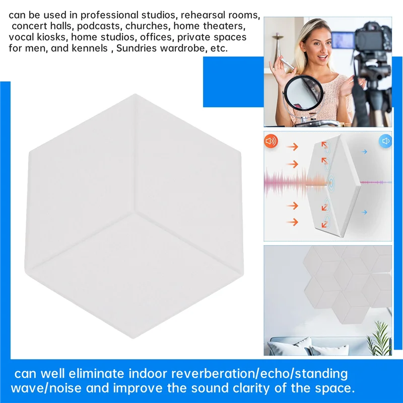 AED4-12 PACK Acoustic Foam,Self-Adhesive Sound Proof Panels,For Sound Insulation &Acoustic Treatment
AED4-12 PACK Acoustic Foam,Self-Adhesive Sound Proof Panels,For Sound Insulation &Acoustic Treatment