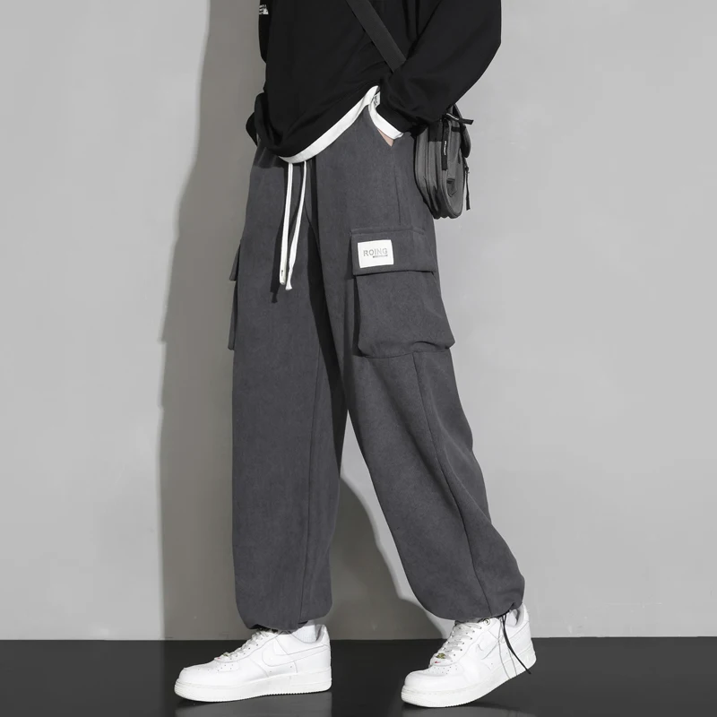 Corduroy Straight Solid Color Corduroy Pants Casual Pants Men's Street Pants 2024 New Fashion Brand Loose Casual Sports Pants
Corduroy Straight Solid Color Corduroy Pants Casual Pants Men's Street Pants 2024 New Fashion Brand Loose Casual Sports Pants