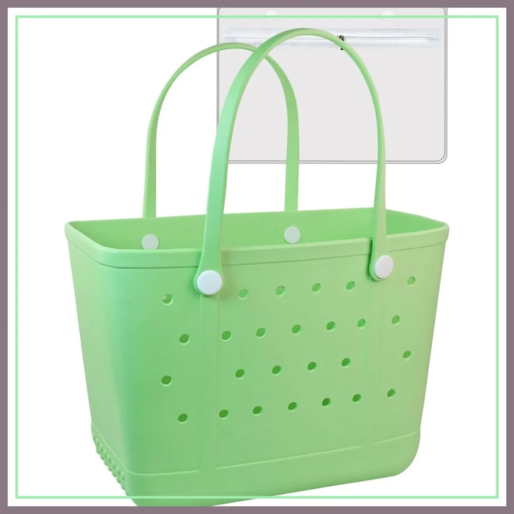 Extra Large EVA Beach Tote Bag for Women, Waterproof Sandproof Rubber Boat Bag
Extra Large EVA Beach Tote Bag for Women, Waterproof Sandproof Rubber Boat Bag