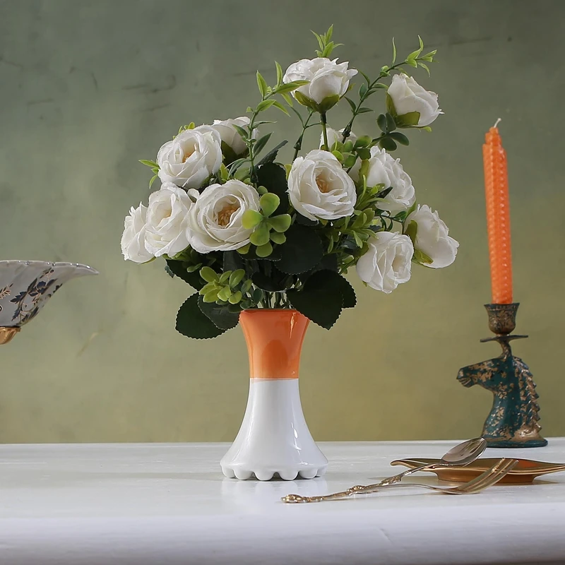 European ceramic vase decoration, living room flower arrangement decoration, home soft decoration, dining table flower utensil
European ceramic vase decoration, living room flower arrangement decoration, home soft decoration, dining table flower utensil
